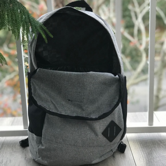 VANS Van Doren 3 Backpack Grey AUTHENTIC - Picture 6 of 8